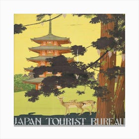 Japan Tourist Bureau Canvas Print