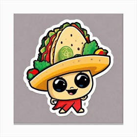 Taco Boy Canvas Print