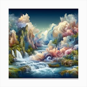 Dreamscape - The Ever Evolving Relationship Between The Natural World And Technology Canvas Print