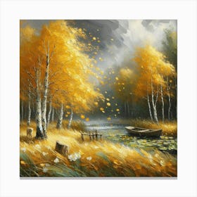 Autumn In The Woods 4 Canvas Print