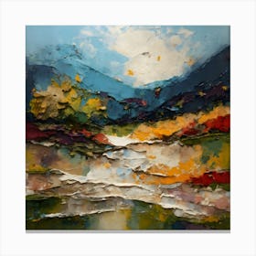 Abstract Landscape Painting 2 Canvas Print