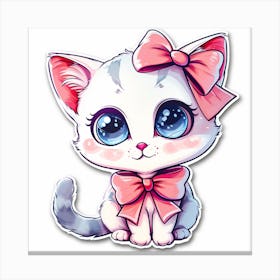 Cute Kitten Canvas Print