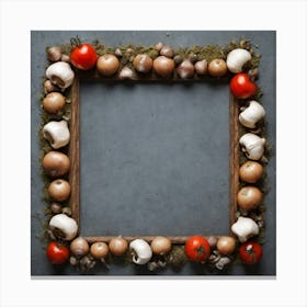 Frame Of Vegetables 9 Canvas Print