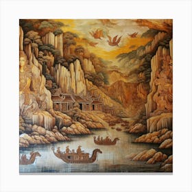 Thai Mural Canvas Print