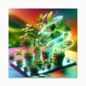 Potted Plants Canvas Print