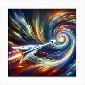 Arrow In The Sky Canvas Print