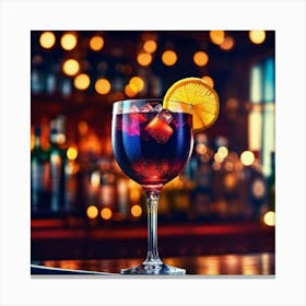 Sazerac Cocktail Canvas Print