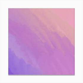 Abstract Purple Sky at Twilight Canvas Print