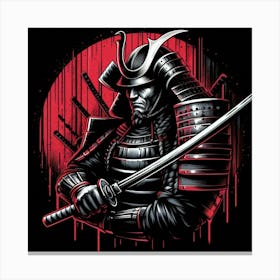 A traditional samurai warrior Canvas Print