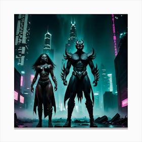 Ecstasy villain Comics Canvas Print