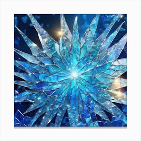 Glass Star Canvas Print