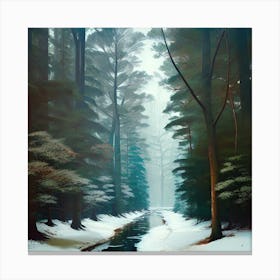 Winter Forest 3 Canvas Print