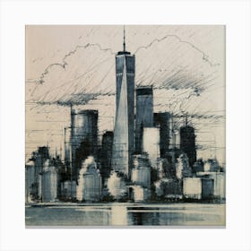 New York City Skyline 3 Canvas Print