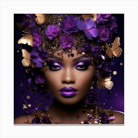 Purple Beauty 1 Canvas Print