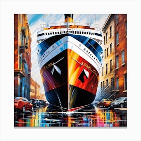 Cruise Ship Canvas Print