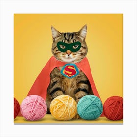 Super Cat 1 Canvas Print