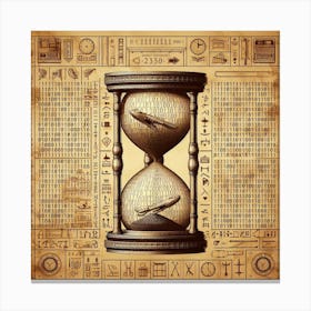 Egyptian Hourglass 1 Canvas Print
