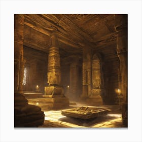 Temple Canvas Print