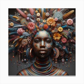 African Woman 2 Canvas Print