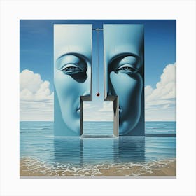 'Blue Door' Canvas Print