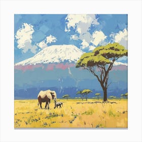 Mt Kilimanjaro 7 Canvas Print