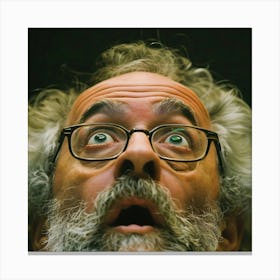 Surprised Man Canvas Print