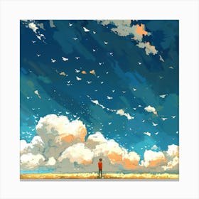 Infinite Skies V Canvas Print