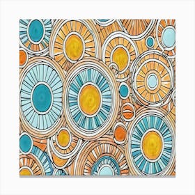 Circles In The Sun Canvas Print