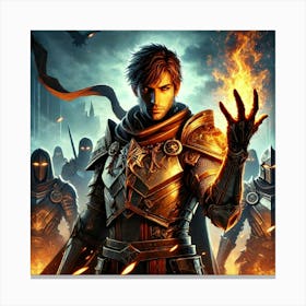 Ronan Ashheart Leadership Aura Converted Canvas Print