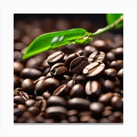 Coffee Beans 118 Canvas Print