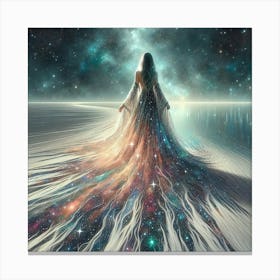 Dreaming Woman Canvas Print