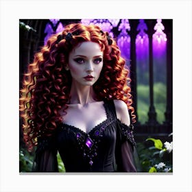 Gothic Doll Canvas Print