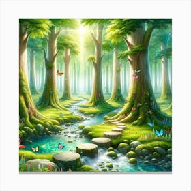 Fairy Forest Dreamscape 2 Canvas Print