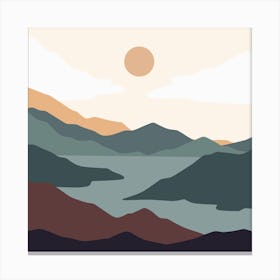 Landscape Painting Canvas Print