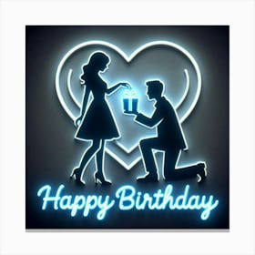 Happy Birthday 6 Canvas Print