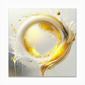 Gold Ring Canvas Print