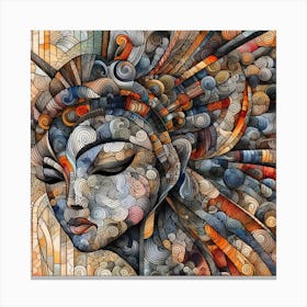 Woman'S Head 1 Canvas Print