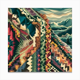 A Stunning Illustration Depicting The Famous Kilim B1di4h7rsziym1s Z14fcq 5bo0tqojrmu2vv0powbbpa Canvas Print