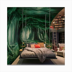 Fairytale Bedroom Canvas Print