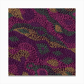 Colorful Abstract Seamless Pattern Canvas Print