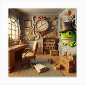 Frog Room Canvas Print