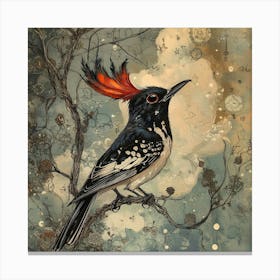 Bird On A Branch 5 Canvas Print