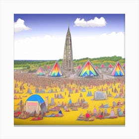 London Festival 1 Canvas Print