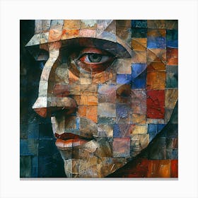 Face Of A Man 1 Canvas Print