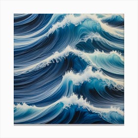 Ocean Waves 37 Canvas Print