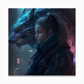 Dragonextinction Dragonextinction 4k Cyberpunk Anime Foxgirl De 36fdc6d6 897f 43f2 8f07 07e5cb1fc4cc Canvas Print