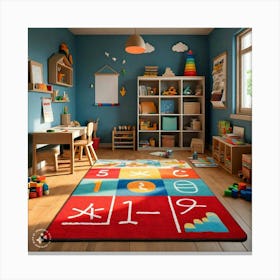 Children'S Room 9 Canvas Print