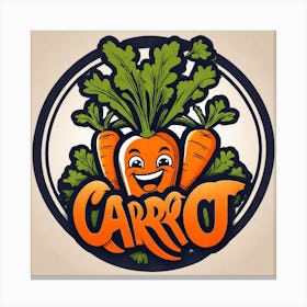Carrot Logo 16 Canvas Print