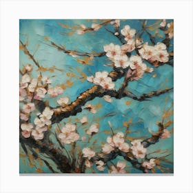 Cherry branch Canvas Print