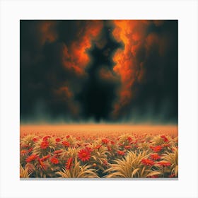 Field Of Daisies Canvas Print